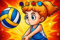 Volleyball Spaß Ausmalen - crazygames