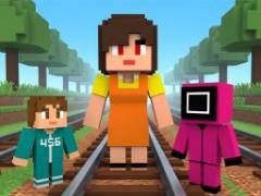 Tintenfisch-Spiel: Handwerksläufer - crazygames