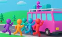 Bus-Stau Flucht - crazygames,crazy games,free games,h5 game, free play,free crazy games