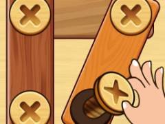 Schrauben Muttern Bolzen: Holz Rätsel - crazygames