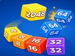 Snake 2048: Cube Merge - crazygames
