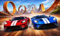 Zwei Stunt-Supercars - crazygames
