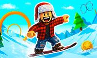 Snow Rider Obby Parkour - crazygames