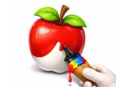 Einfaches Apfel-Farbbuch - crazygames