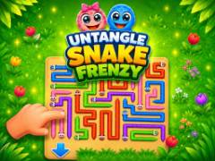 Entwirre Snake Frenzy - crazygames