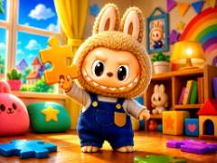 Labubu Puzzle Zeit - crazygames