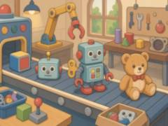 Spielzeugfabrik Förderband - crazygames,crazy games,free games,h5 game, free play,free crazy games