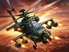 Gunship Strike: Hubschrauber-Spiel - crazygames