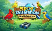 Unterschiede finden: Vogelabenteuer - crazygames,crazy games,free games,h5 game, free play,free crazy games