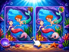 Spot the Difference: Mystische Meerjungfrauen - crazygames